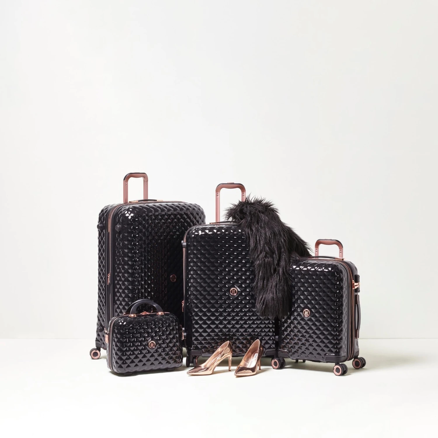 IT Luggage Glitzy - Large (Black) - Image 8