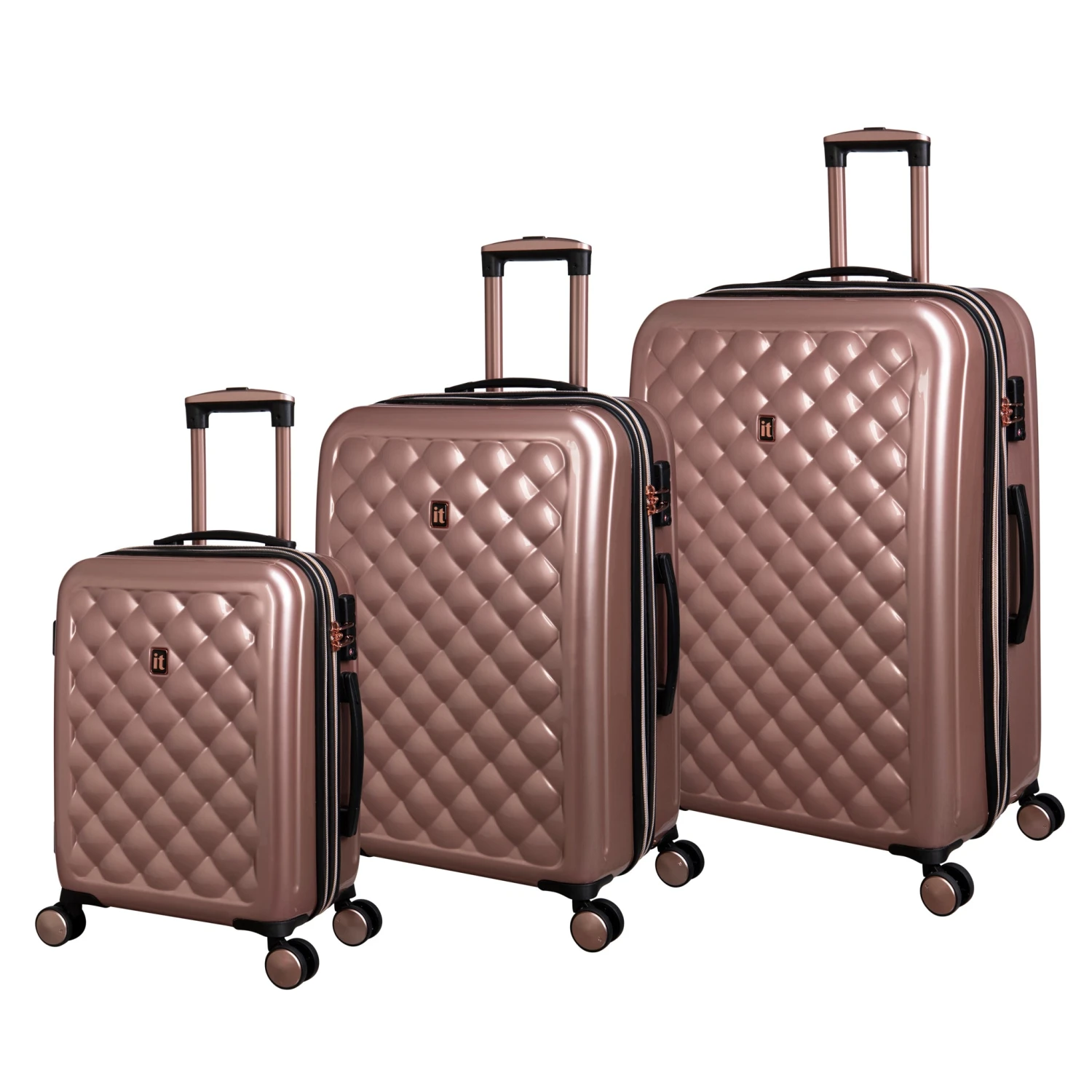IT Luggage Cushion Lux - Cabin (Metallic Rose Gold) - Image 3