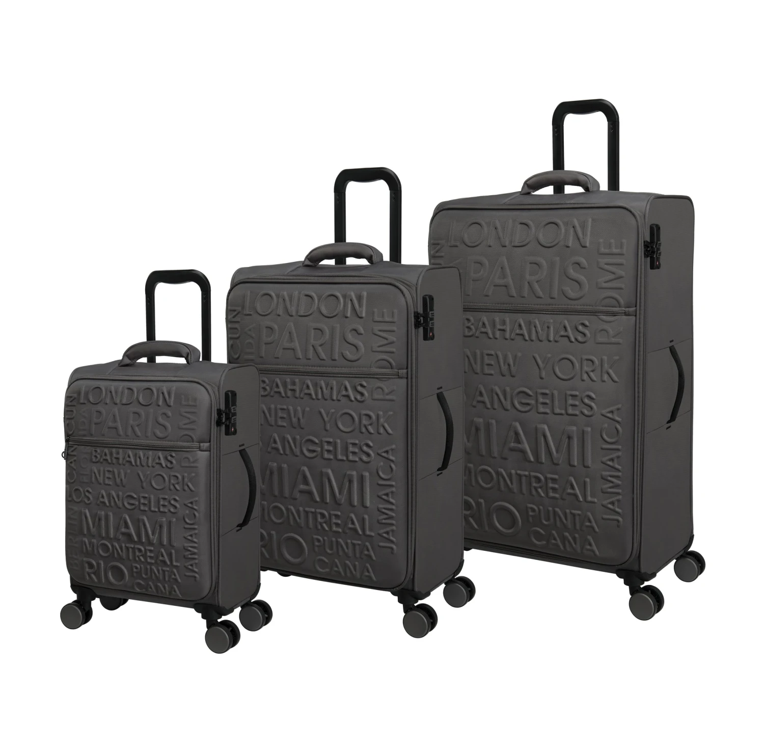 IT Luggage Citywide - 3pc Set (Charcoal)