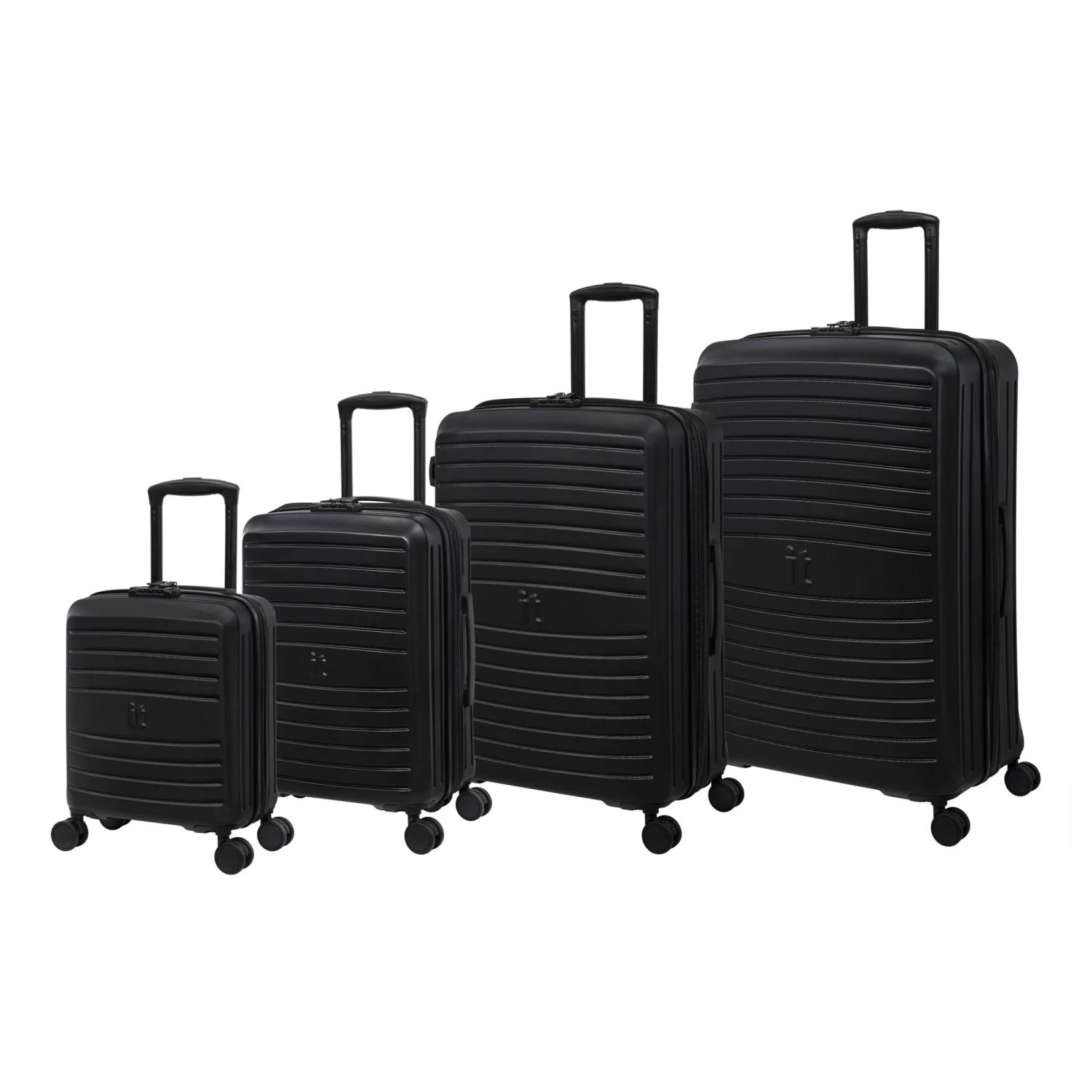 IT Luggage Eco-Protect - 4pc Set (Black)