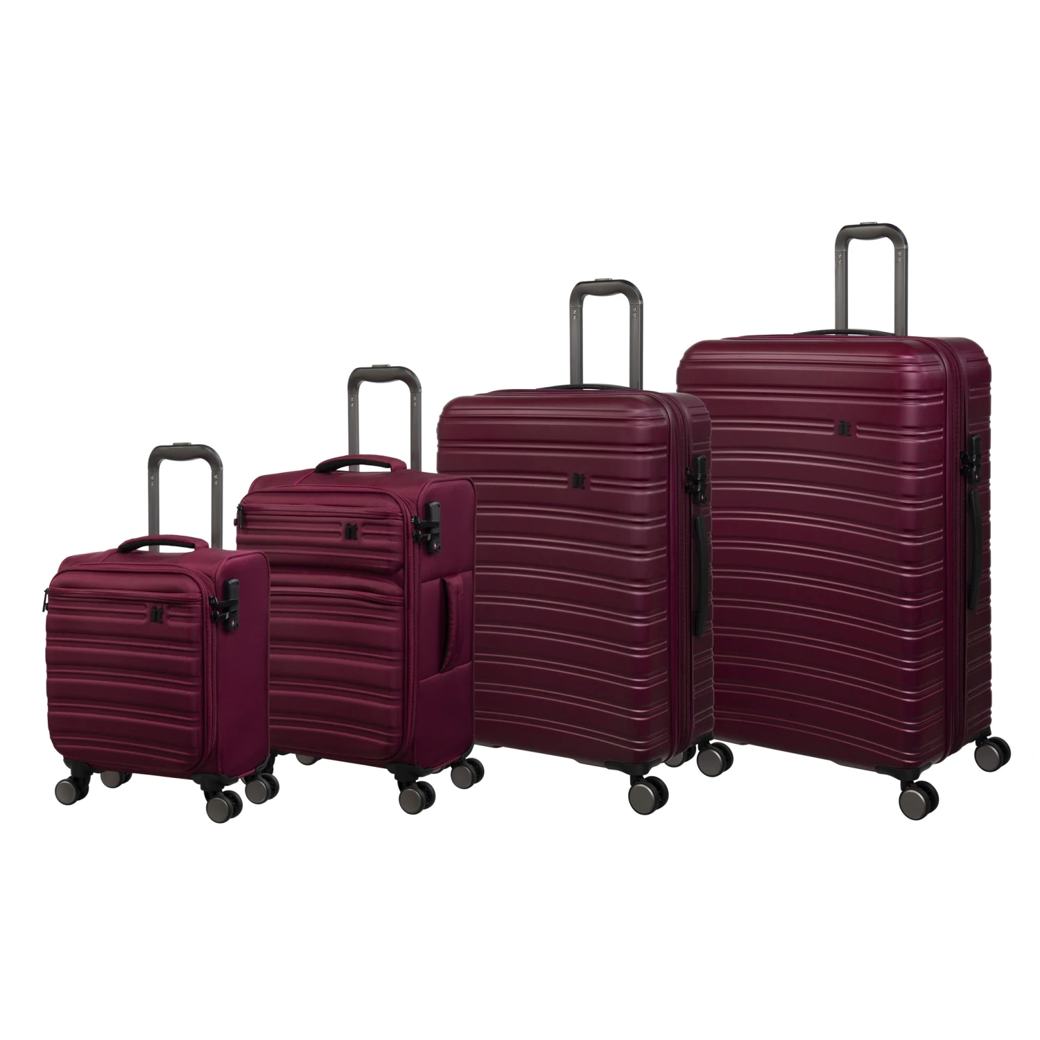IT Luggage Fusional - Underseat (Dark Red) - Image 9