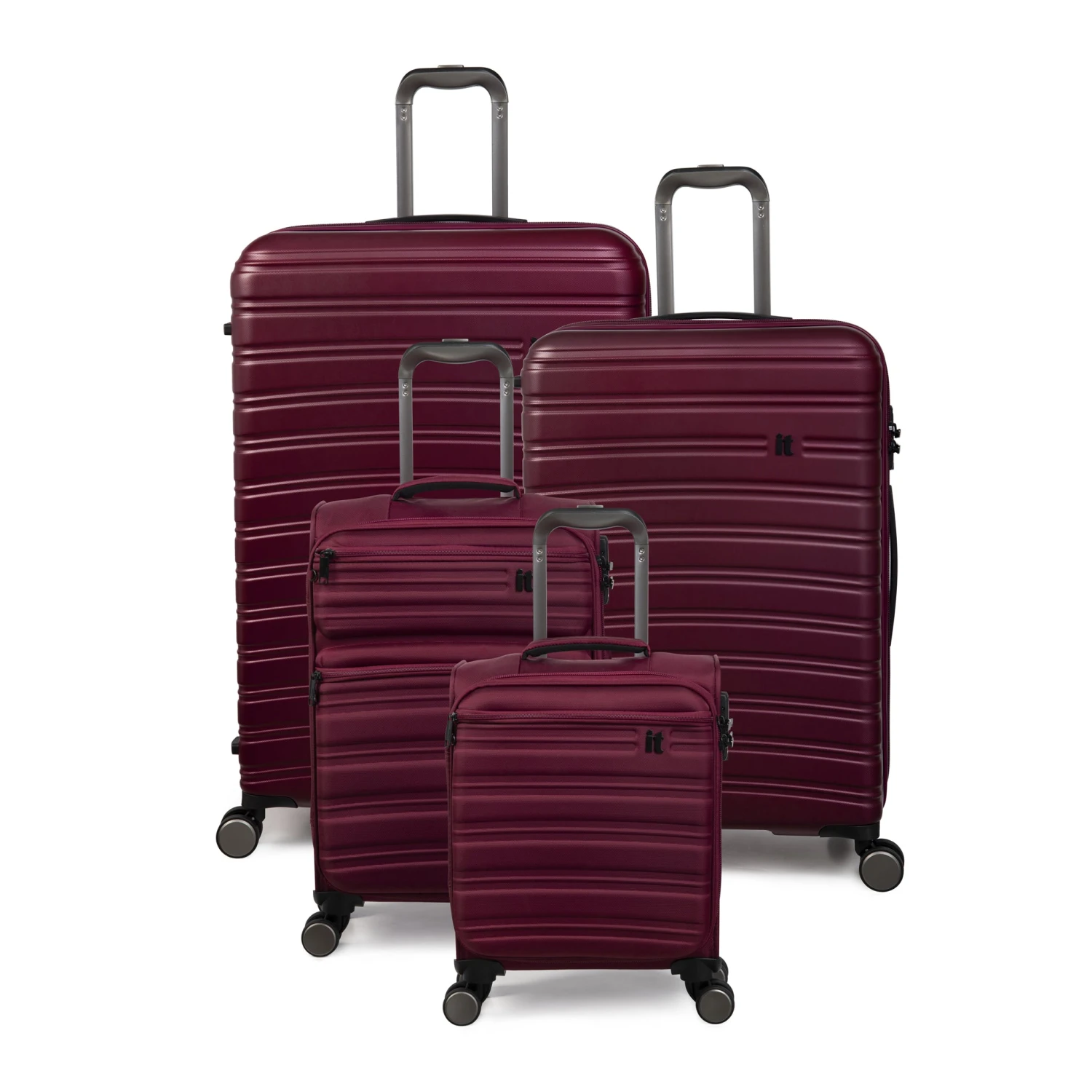 IT Luggage Fusional - Underseat (Dark Red) - Image 8