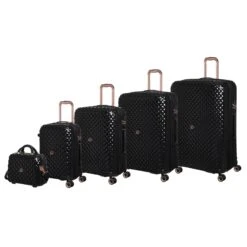 IT Luggage Glitzy - 5pc Set (Black)